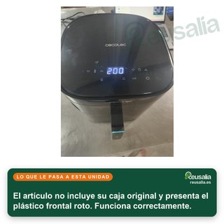 - Cecotec Cecofry DuoHeat 6000 freidora aire 6L