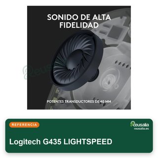 Logitech G435 auriculares inalámbricos gaming