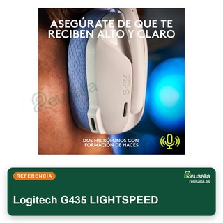 Logitech G435 auriculares inalámbricos gaming