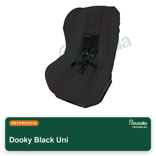 Dooky Black Uni funda asiento infantil negro