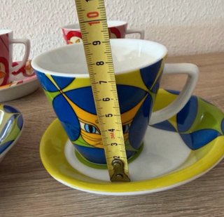 Tazas de café A Loja Do Gato Preto (set de 4).