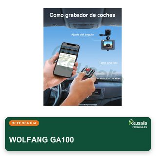 WOLFANG GA100 cámara deportiva 4K sumergible