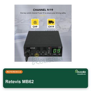 Retevis MB62 Radio CB móvil 80 canales