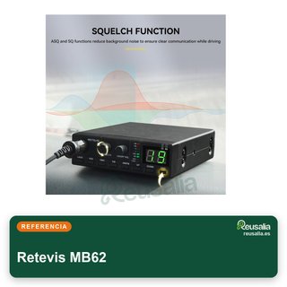 Retevis MB62 Radio CB móvil 80 canales