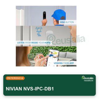 NIVIAN Video Timbre Inteligente Seguridad WiFi