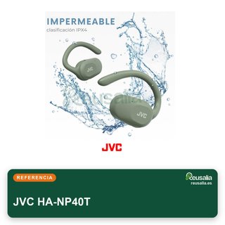 JVC HA-NP40T auriculares bluetooth deporte verde