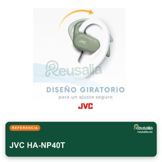 JVC HA-NP40T auriculares bluetooth deporte verde
