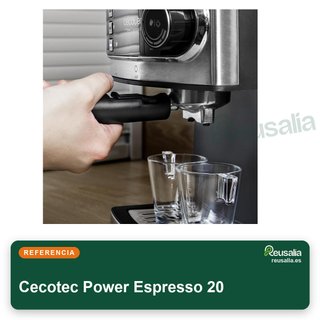 Cecotec cafetera espresso manual acero inoxidable