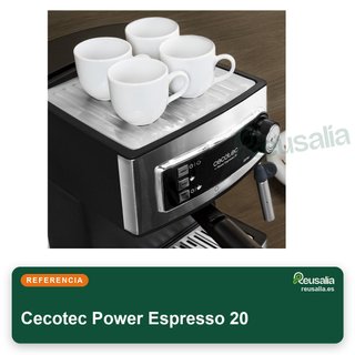 Cecotec cafetera espresso manual acero inoxidable