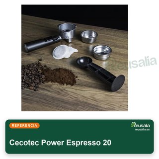 Cecotec cafetera espresso manual acero inoxidable