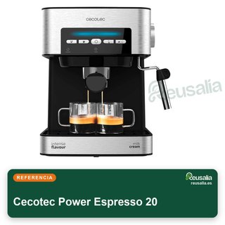 Cecotec cafetera espresso manual acero inoxidable