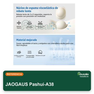 JAOGAUS Almohada Boca Abajo Memory Foam