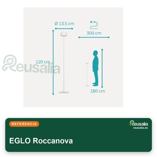 EGLO Roccanova lámpara solar pie