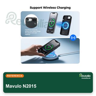 Mavulo funda batería iPhone 16e 8000mAh USB-C