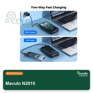 Mavulo funda batería iPhone 16e 8000mAh USB-C