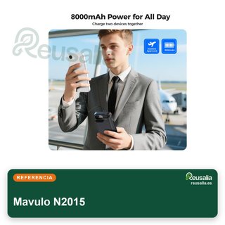 Mavulo funda batería iPhone 16e 8000mAh USB-C