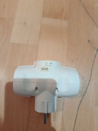 Adaptador Enchufe Múltiple Blanco