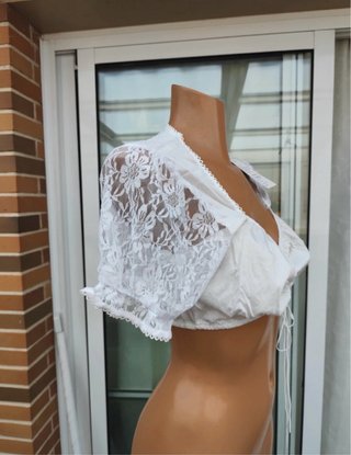 Blusa Dirndl Oktoberfest Talla 44