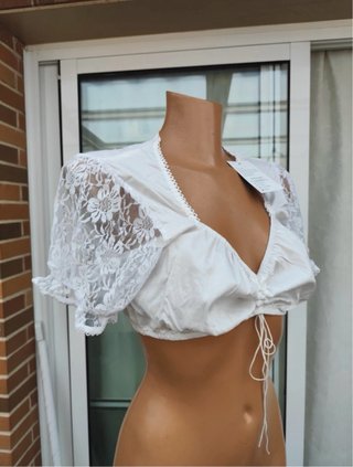 Blusa Dirndl Oktoberfest Talla 44
