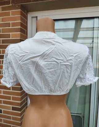 Blusa Dirndl Oktoberfest Talla 44