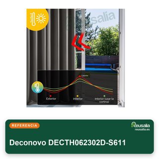 Deconovo cortinas opacas térmicas 200x260 cm