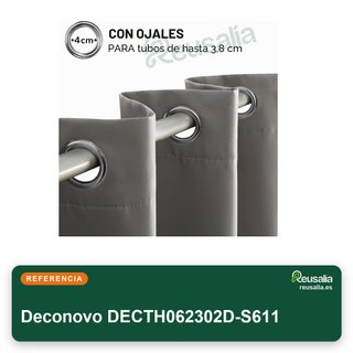 Deconovo cortinas opacas térmicas 200x260 cm
