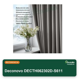 Deconovo cortinas opacas térmicas 200x260 cm