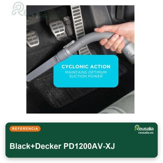 Black+Decker Aspiradora de Mano sin Bolsa para