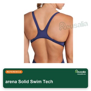 Arena Solid Swim Tech bañador mujer talla 36
