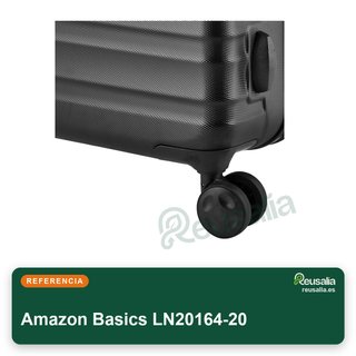 Amazon Basics maleta rígida ABS negra