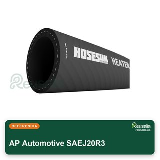 SAEJ20R3 manguera goma calefacción 25mm 3m