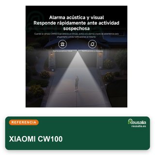 XIAOMI CW100 cámara vigilancia exterior doble