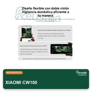 XIAOMI CW100 cámara vigilancia exterior doble