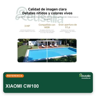 XIAOMI CW100 cámara vigilancia exterior doble