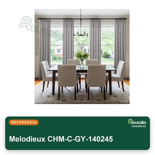 Melodieux cortinas semitransparentes riel lino