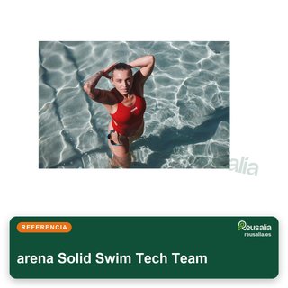 arena Solid Swim Tech Team bañador mujer deportivo talla 44
