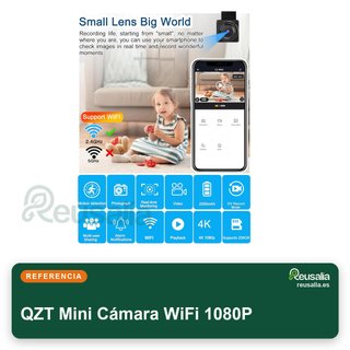 QZT cámara compacta inalámbrica gran angular