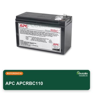 APC APCRBC110 Batería sustitución UPS APC