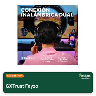 GXTrust Fayzo auriculares gaming inalámbricos 7.1