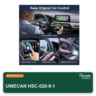 UWECAN adaptador inalámbrico CarPlay Android Auto