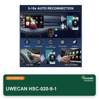 UWECAN adaptador inalámbrico CarPlay Android Auto