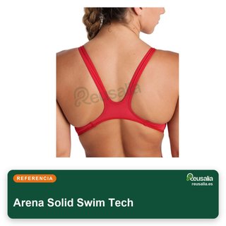 Arena Solid Swim Tech bañador mujer talla 36