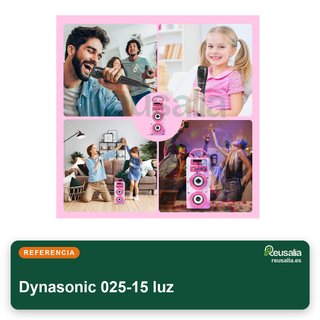 Dynasonic 025-15 luz Karaoke portátil Dynasonic