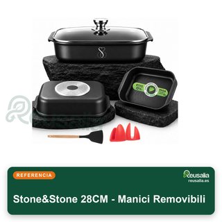 Stone&Stone fuente horno antiadherente 34x8 cm