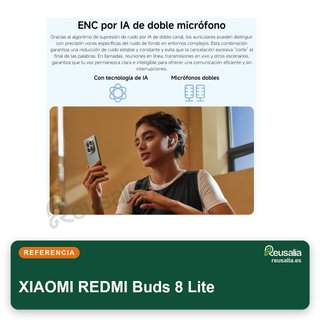 XIAOMI REDMI Buds 8 Lite ANC 42dB Azul