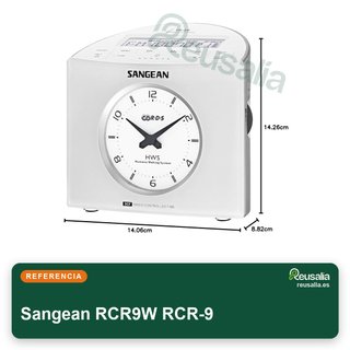 Sangean RCR9W radio reloj digital FM AM