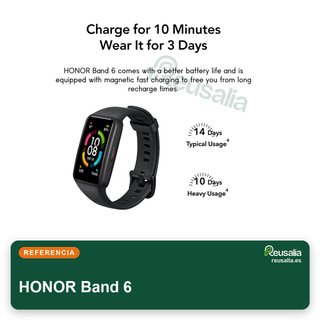 HONOR Band 6 Smartband pantalla AMOLED color
