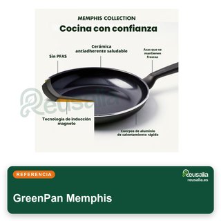 GreenPan Memphis sartén aluminio cerámica 28cm
