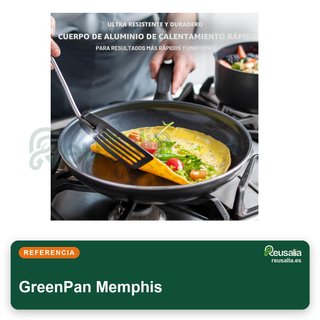 GreenPan Memphis sartén aluminio cerámica 28cm