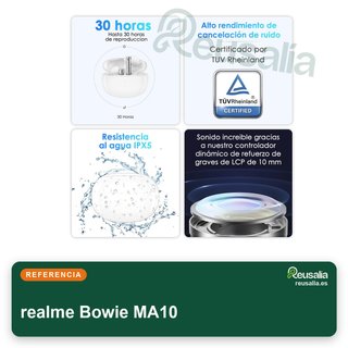 realme Bowie MA10 auriculares inalámbricos con